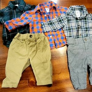 Boys plaid outfits